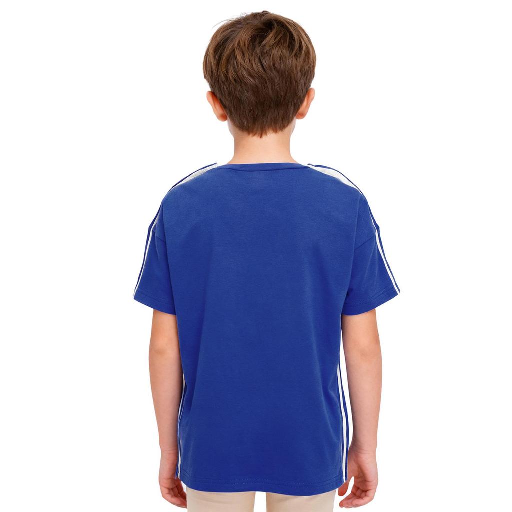 Unisex Kinder Spezielle Bedürfnisse Adaptive Kleidung Bruch Postoperativ Abreißbar Druckknöpfe Oberteil Rundhals Kurzarm T-Shirt