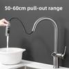 Temperature Digital Display Pull Out Faucet Kitchen Single Handle Kitchen Sink Rotation Mixer Sprayer Hot And Cold Water Taps