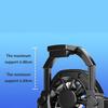 1Pc Game Cooling Backclip Fs01 Dual Fan Rechargeable Mobile Phone Cooler Long Lasting And Stronger Air Cooling