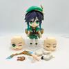 18cm Genshin Traveler /Lumine Anime Figure Genshin Impact Aether Action Figure Venti /Klee /Qiqi Figure Collectible Doll Toy