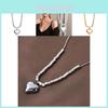 Trendy 2022 Titanium Steel Heart Necklace For Women With Unique Korean Style Design