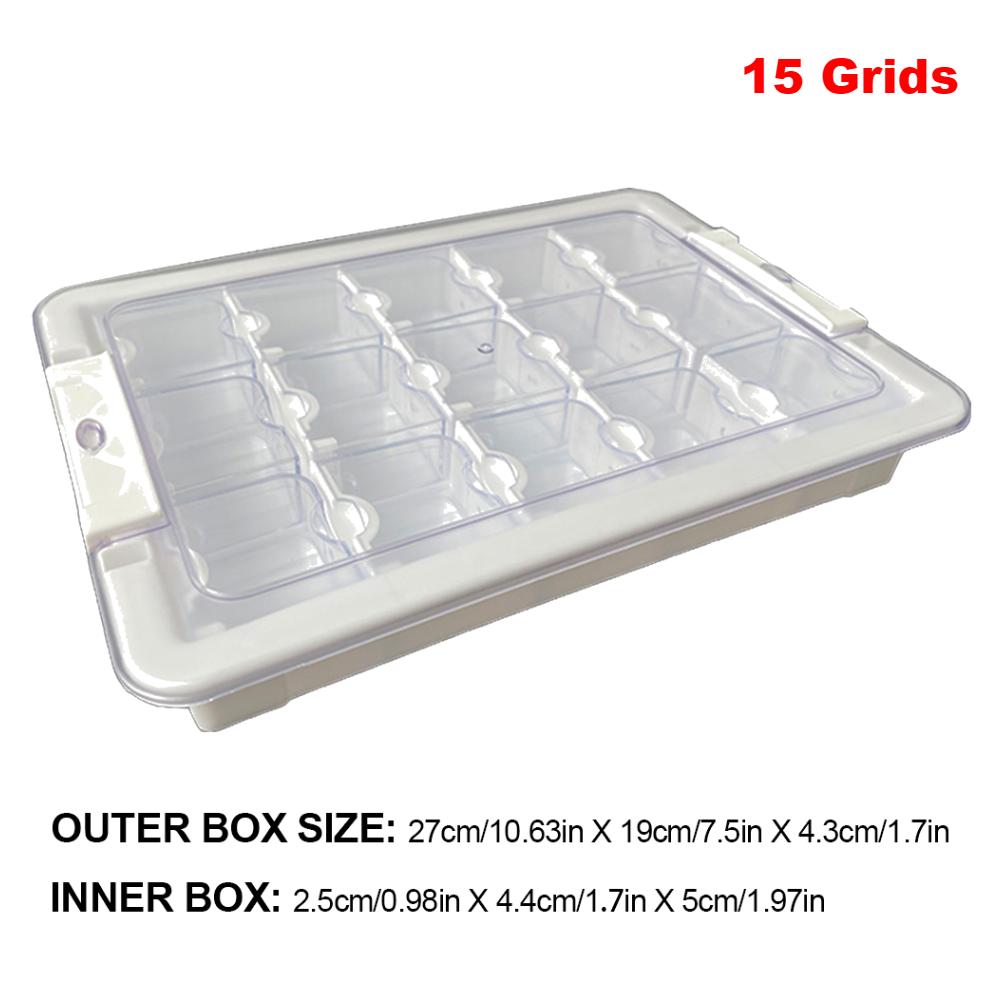 42/50/78 Grids Diamond Painting Bead Storage Container Diamond Art Bead Organizer Box Diamond Painting Plastic Storage Box