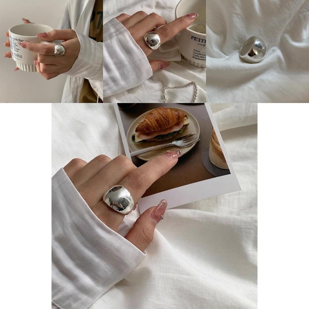 Stylish Open-finger Copper Ring For Women Chic Geometric Design Statement Jewelry
