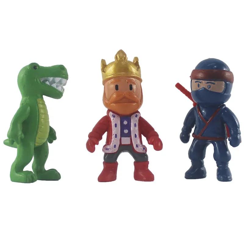 8/16Pcs Stumble Guys Action Figures PVC Anime Model Toys Game Figuras Dolls Set for Children Birthday Gifts