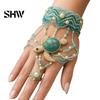 Pulsera de Cadena de Mano Manualidades DIY Kit de Cuentas, Set para Hacer Joyería Tejida con Cuentas, Kit de Accesorios Ajustables para Adultos Regalos Amantes de las Manualidades