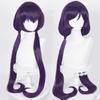 LAOBAO Cosplay Wig, Twin Tails, Purple, Long, Heat Resistant, Costume Wig, Halloween Costume Accessory, Cosplay Wig
