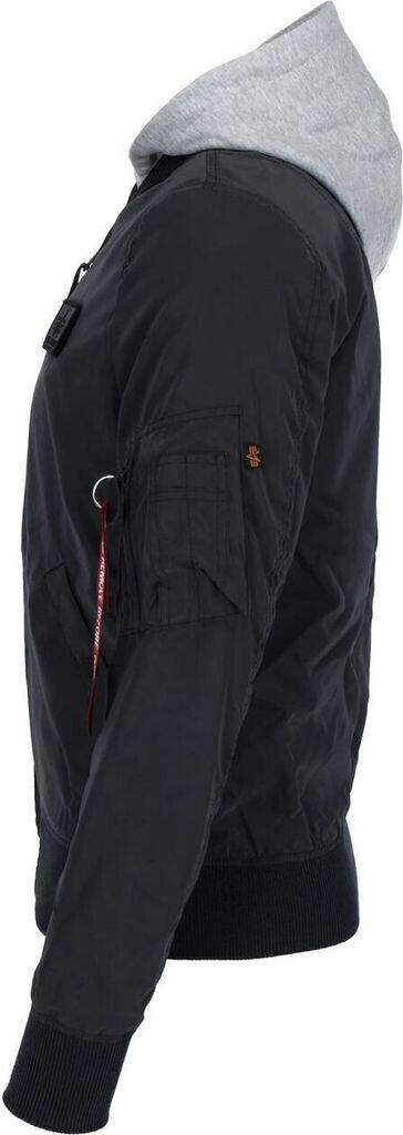 Winter Jacket Alpha Industries MA-1 LW Hood Reflective (116107) Black
