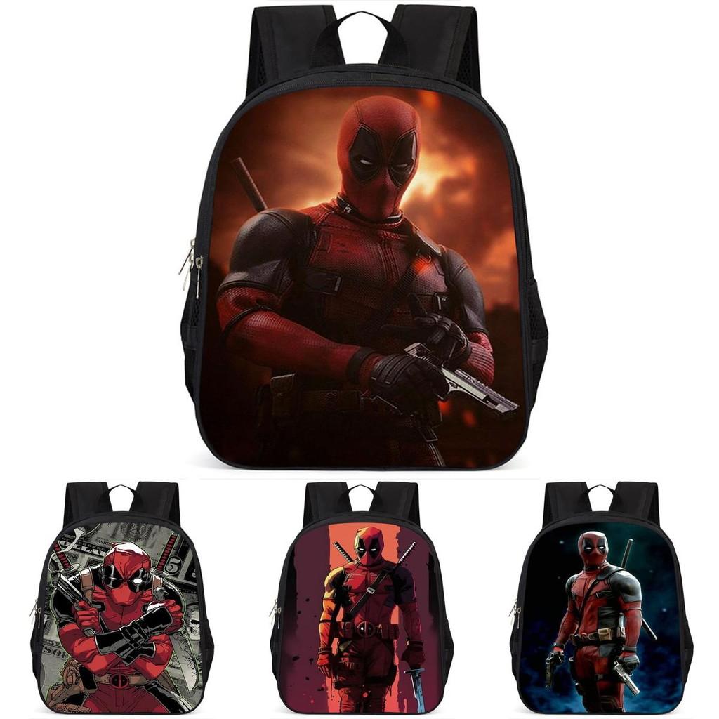 Deadpool 15-inch Extra Large Capacity Lightweight Oxford Cloth Kids Backpack