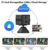 4G Security Camera SIM Card WiFi 5MP Mini Camera 3000mah Battery Low Power Voice Intercom Surveillance Camcorder Video Recorder