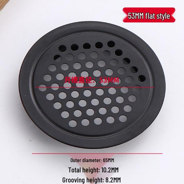 Stainless Steel Round Ventilation Mesh Cover for Cabinets & Wardrobes