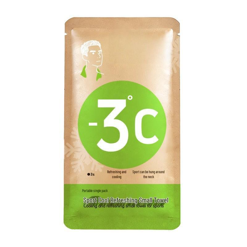 Portable Instant Cooling Towel - Sweat Absorbent, Quick-Drying, Individually Packed for Outdoor Fitness.
