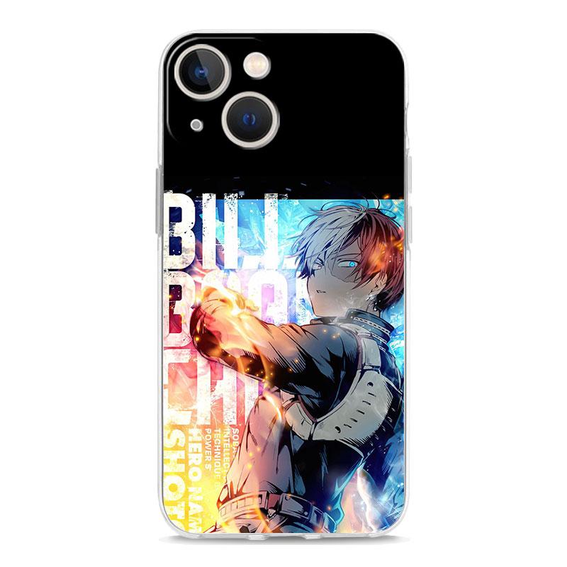 

Прозорий м’який чохол для телефону My Hero Academia Izuku Deku з аніме для iPhone 14 13 12 11 Pro Max XS X XR SE 7 8 Plus Прозора кришка з ТПУ iPhone 11 Pro