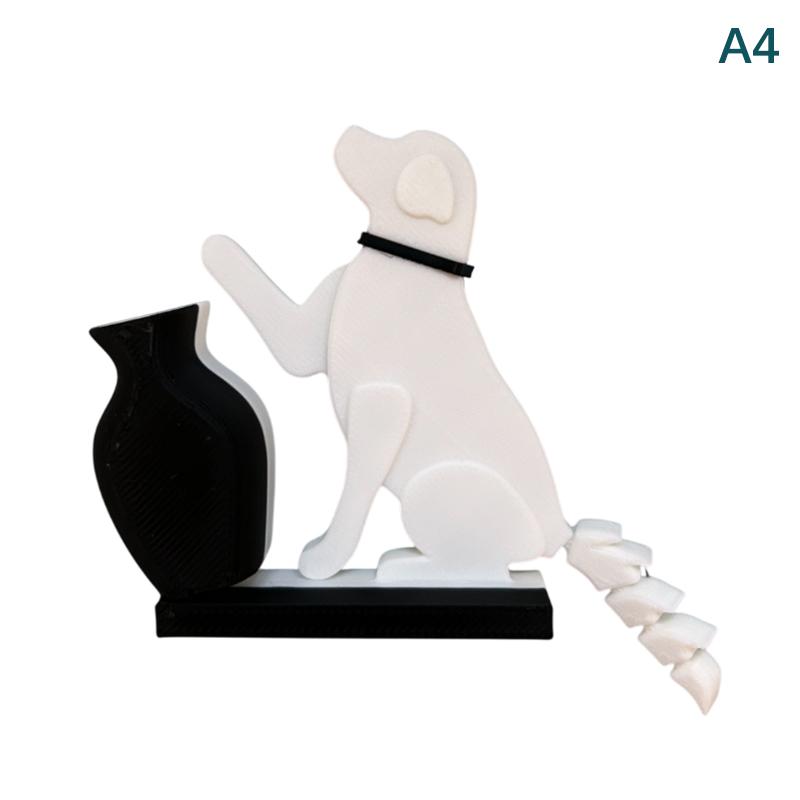 

Refrigerator Magnet Dog Smelling Flowers Decor Dog Cat Animal Whisker Collection & Memorial Box Home Office Decor Perfect Gift