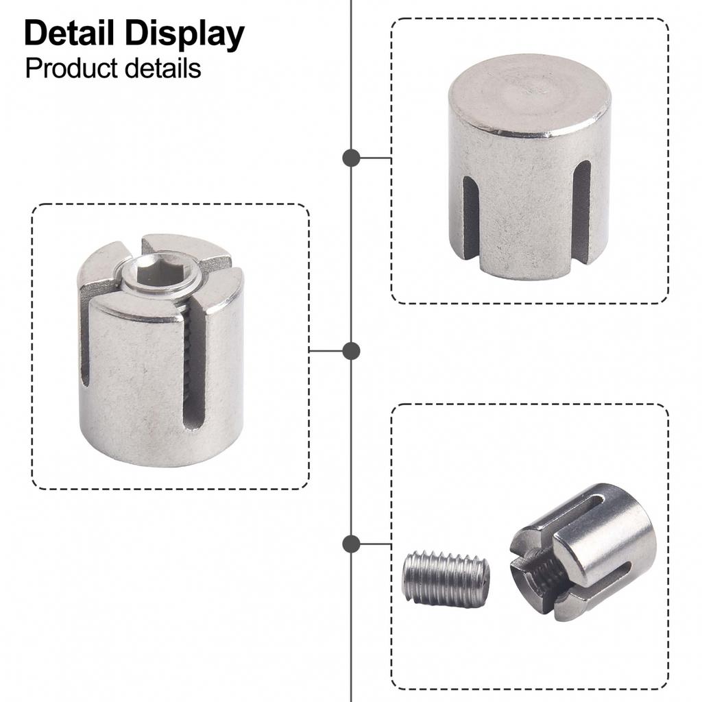 For 2mm-8mm Diameter Rope Clamp Stainless Steel Product Specifications