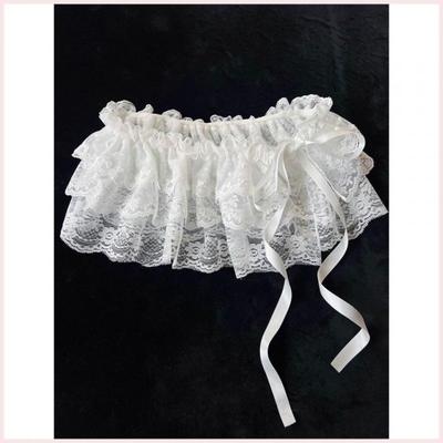 Industrial Ballet-Inspired Lace Tie Bow Layered Skirt - Women's Spring/Summer Fashion