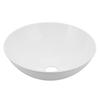 327.6x129.1mm Vessel Sink Round Bowl Modern Acrylic for Caravans Campers Yachts Bathroom