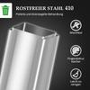 Trash Can 20L, Soft-Close Lid, Deodorant Compartment, Fingerprint-Proof, Stainless Steel, Silver