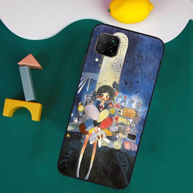 Cartoon Aesthetic Aya Takano For Huawei Nova 8i 3i 7i 11i 12i 9 10 SE Y73 Y90 Y70 Y72 Y61 Y91 P30 P40 Lite P60 Pro Case