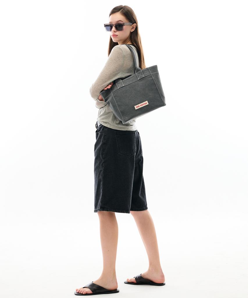 Der Koffer Shopper Vintage [Charcoal]-Medium