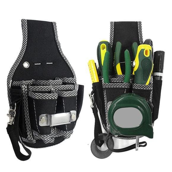 Roll-Up Canvas Oxford Tool Bag with Pockets for Electricians