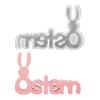 Detailed Easter Rabbits and Letter Silicone Mould High Temperatures Resistant Ideal for Crafting Candle