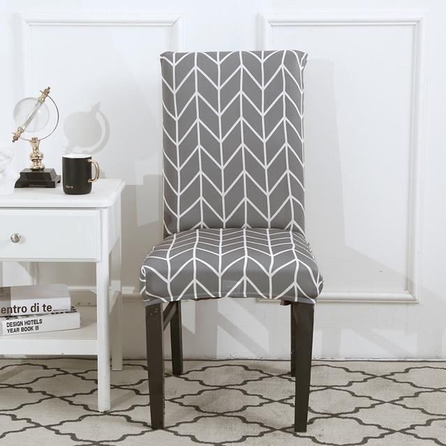 Spandex Seat Chair Cover Removable Slipcover Anti -Dirty Kitchen Cover For Banquet Wedding Dinner Restaurant Housse De Chaise 1pc for Home