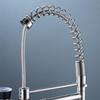 TLXT Wall-Mounted Spring Pull-Out Kitchen Faucet