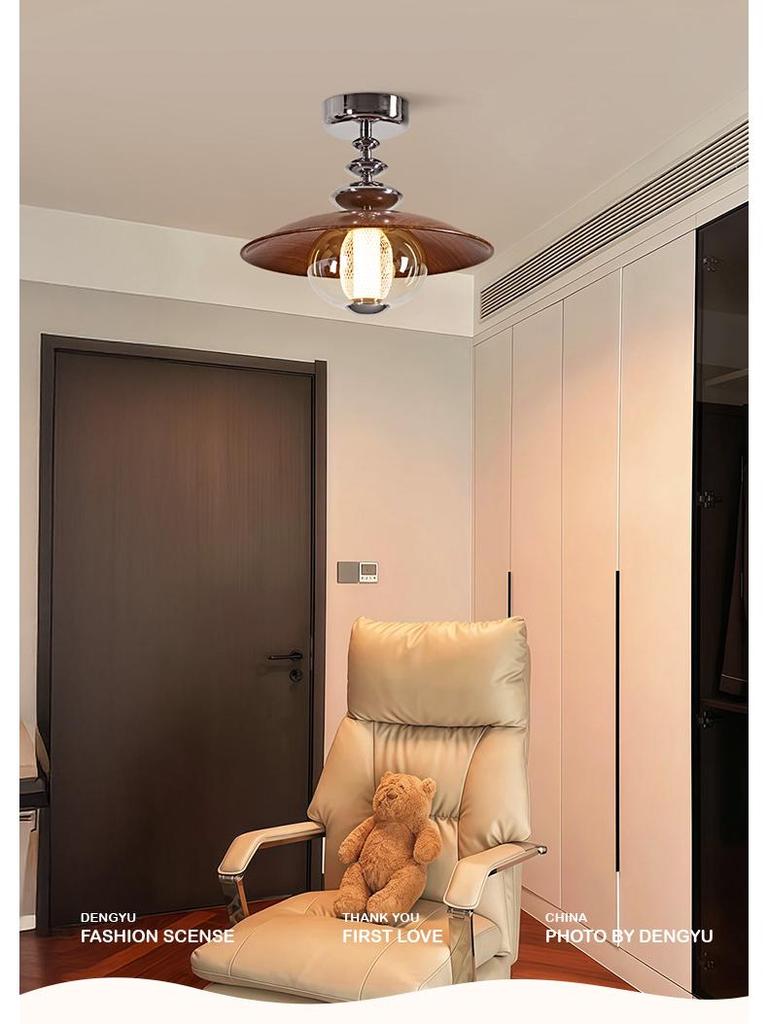 Casagd French Retro Chinese Style Hallway Ceiling Light - Creative Designer Balcony & Corridor Lighting