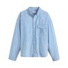 Levis Mens Chambray Cropped Shirt
