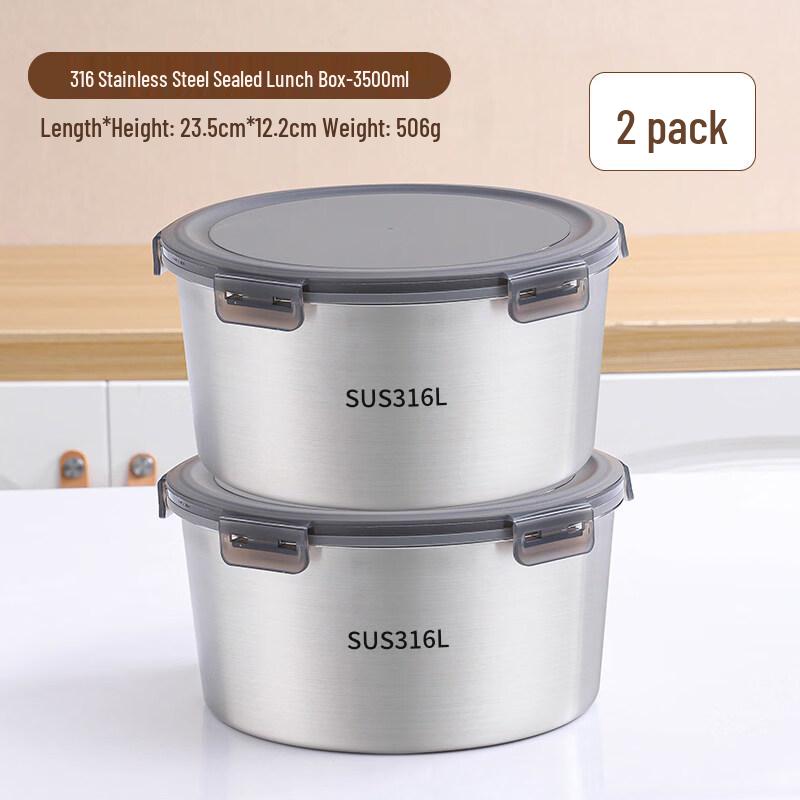 Xihe Portable Stainless Steel Sealed Food Container