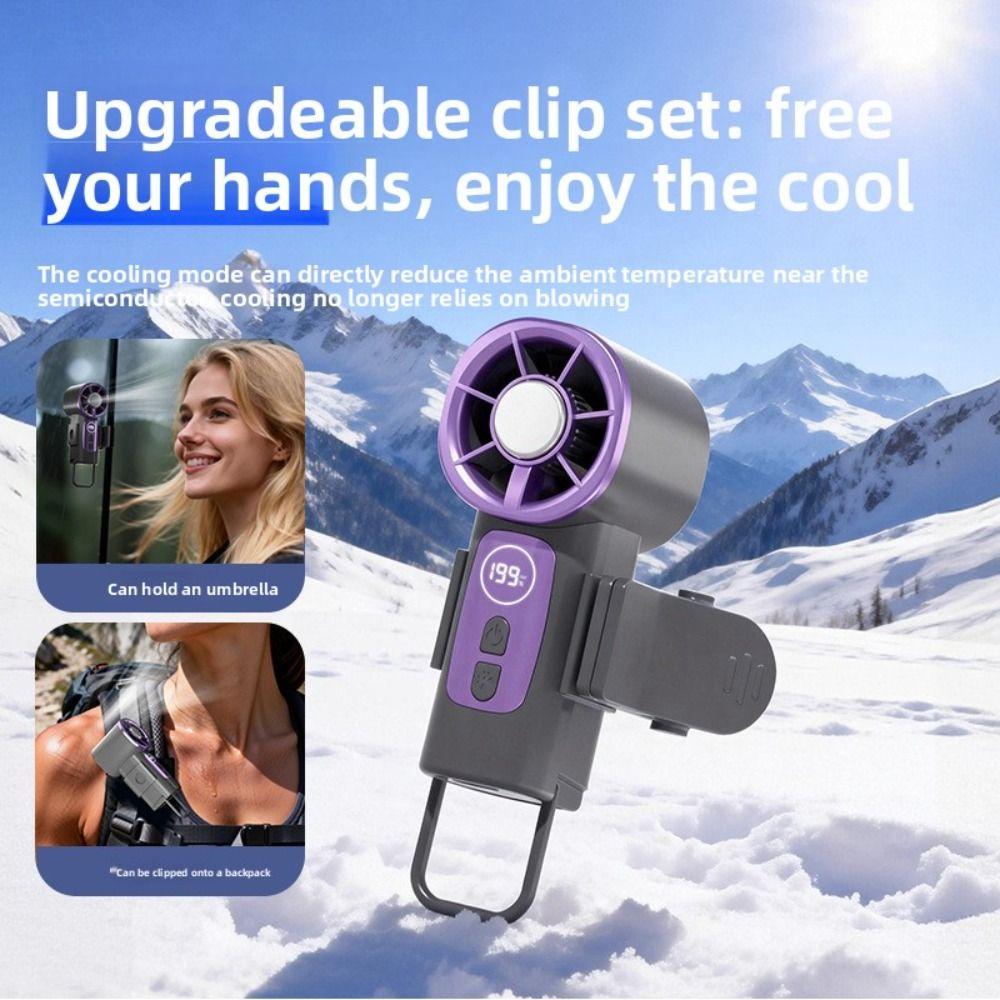 Powerful Wind Super Mini Handheld Fan High Speed Desk Fan New Turbo Fan  Travel