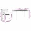 Garden Dining Set 7 pcs Brown Solid Acacia Wood