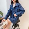 Mocana Petite Chic Denim Jacket & Skirt Set