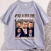 Charlie Kirk Bedrucktes Grafik-T-Shirt Kurzarm Charlie Kirk Rip 19932025 T-Shirt Lustiges Vintage-T-Shirt Unisexs Designer-Kleidung