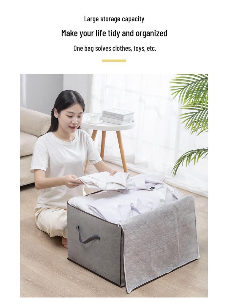 Moisture-Proof Extra Large Quilt Storage Organizer and Handheld Bag