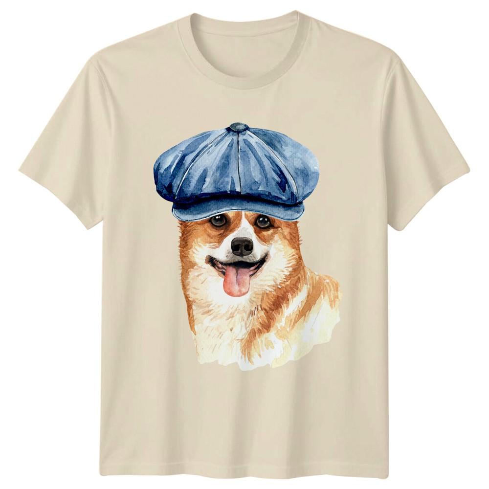 Corgi With Hat Dog Breed Unisexs TShirt Pet Animal Tee