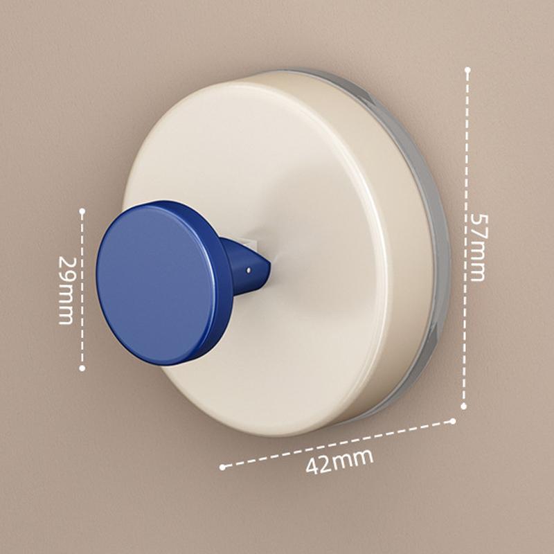 1PCS Foldable Suction Cup Hook Vacuum Key Clothes Bag Suction Cups Hanger Hook Kitchen Bathroom Robe Coat Towel Organizer Hook