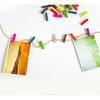 100 Colored Wooden Large Pegs 45mm Clothespins Craft Photo Clips With 20 Meters