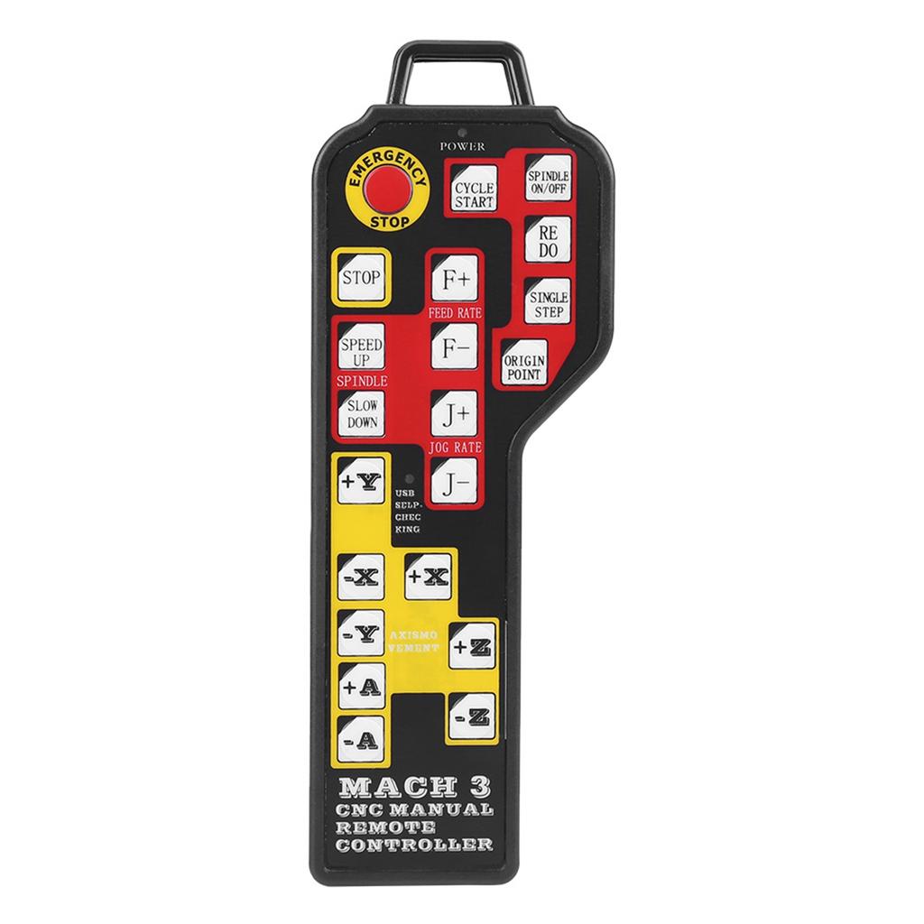 CNC Engraving Machine Manual Controller USB Connector 4 Axle Control for Mach3