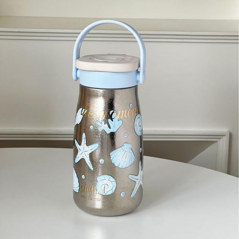 Mingchi Titanium Insulated Double-Drink Straw Cup