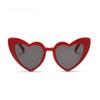 Okulary przeciwsłoneczne w kształcie serca Damskie Vintage Czerwone w kształcie serc Okulary przeciwsłoneczne Damskie Retro Markowe Designerskie Okulary Lata 90. dla Kobiet
