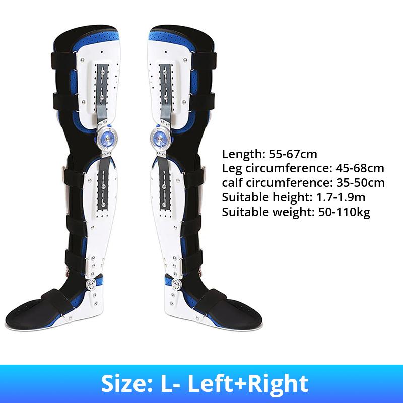 Adjustable Knee Ankle Foot Orthosis Support Lower Limbs Brace Fracture Protector Leg Joint Support Ligament Rehabilitation Care