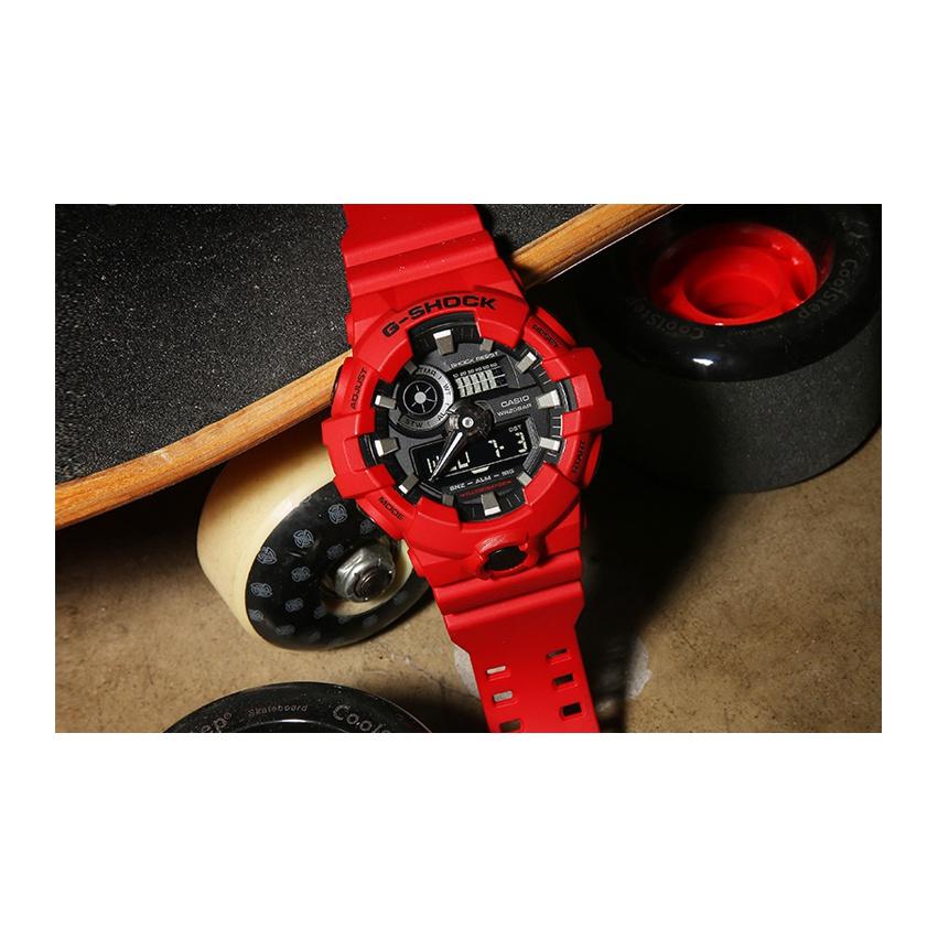 G-Shock City Battle Theme Series Street Domination Iron Man Color Dual Display Sports Waterproof Quartz Movement Resin Strap Men watches GA-700-4APR