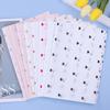 In Stock Peach Heart Tissue Paper: Korean Style Floral Wrapping for Bouquets & Gifts - 28 Sheets