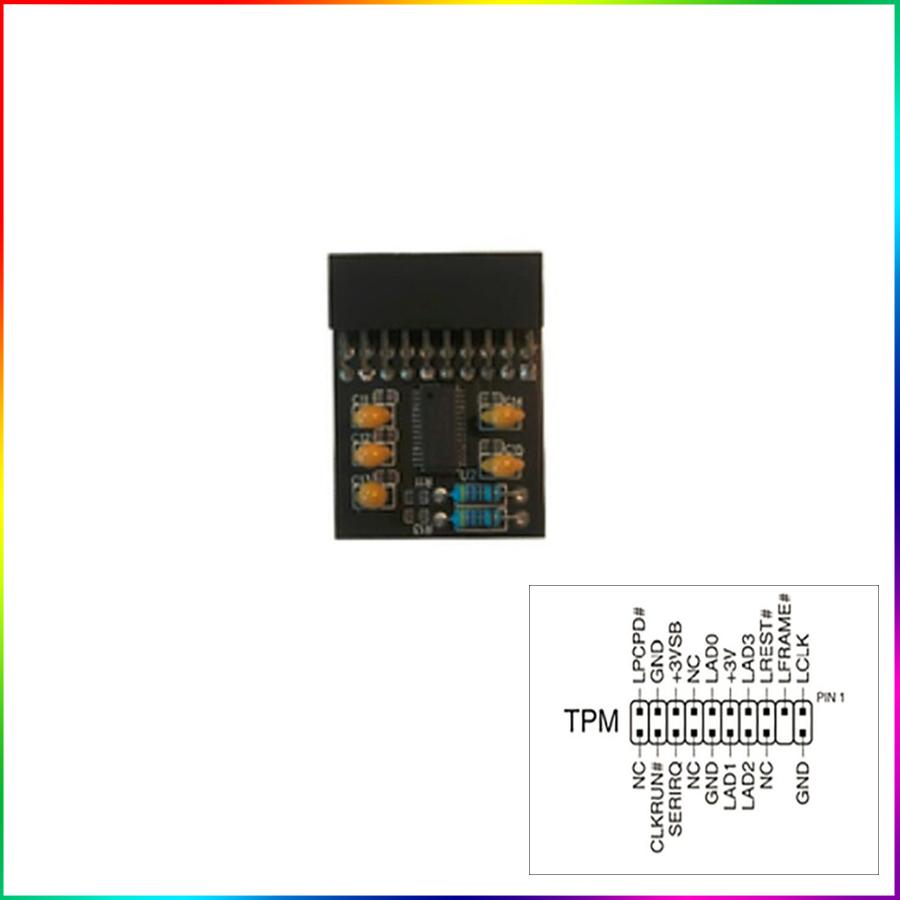 For AOM-TPM-9655V Security Trusted Module Board TPM 1.2 20 Pin LPC AOMTPM9655HS