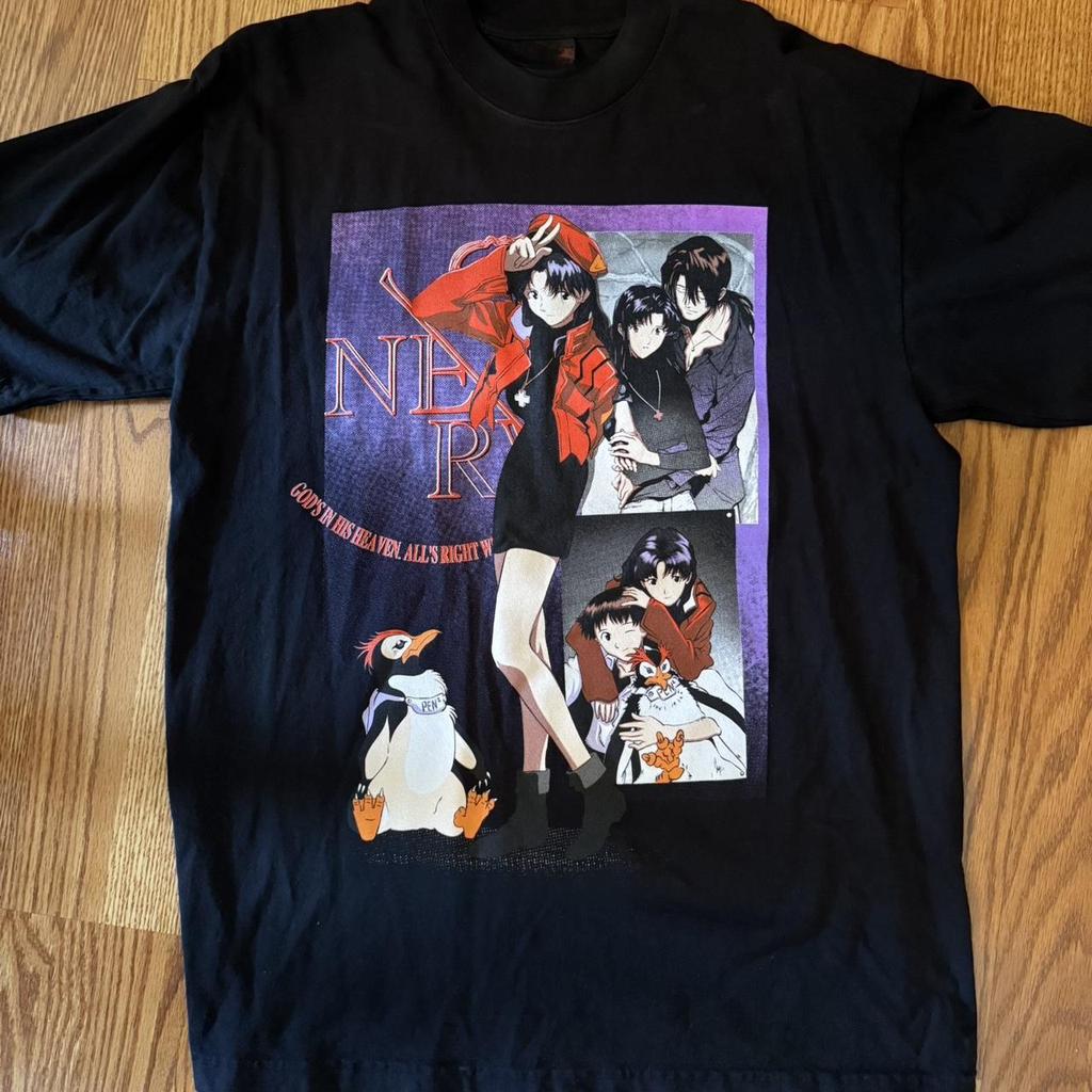 2026 Summer New Arrival Evangelion Pattern Street Style Print ShortSleeve TShirt Y2k Style Suitable For Both Unisex And Unisex