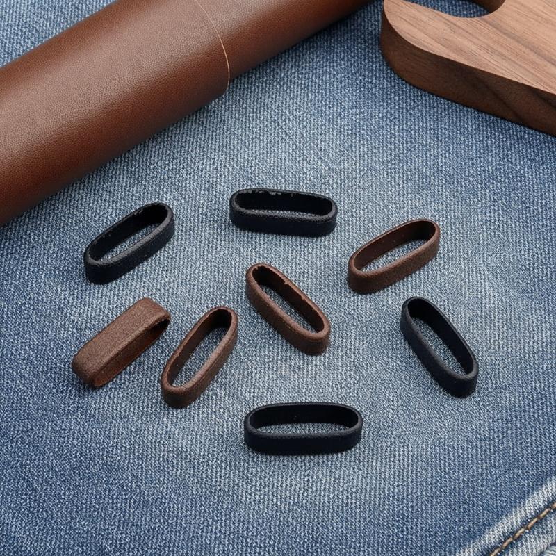 Belt Loop Buckles 10/20 Pcs Sturdy Scratch Resistant Fasteners for Men Everyday Belt Replacement Repair Camping Trip Use
