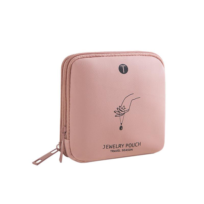 Premium Leather Jewelry Pouch With Dividers For Travel And Makeup Accessories