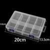 Multiple Styles Storage Container Jewelry Box Clear Plastic Organizer Box Earrings Rings Beads Storage Organizer Display Case