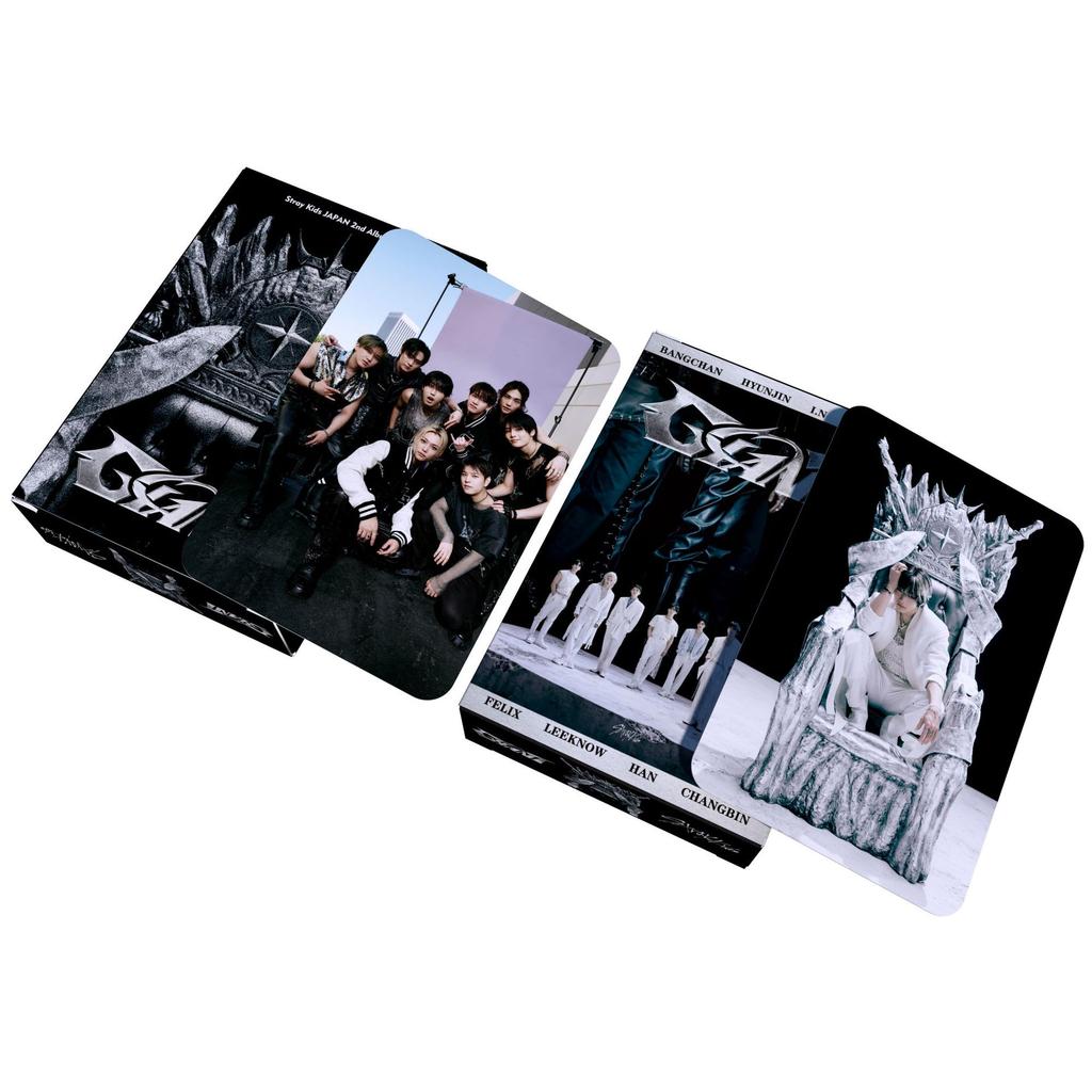 55Pcs Stray Kids Skzoo Photocards Idol Lomo Collection Cards Felix Merchandise For Japan Album Fans Collectible GIft GIANT 2nd Kid Friendly